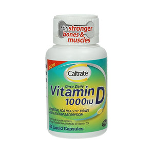 Caltrate Vit D 1000IU 60tabs