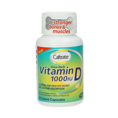 Caltrate Vit D 1000IU 60tabs