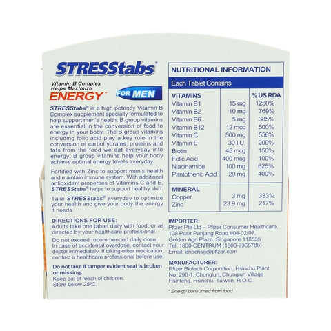 StressTab For Men 60tabs