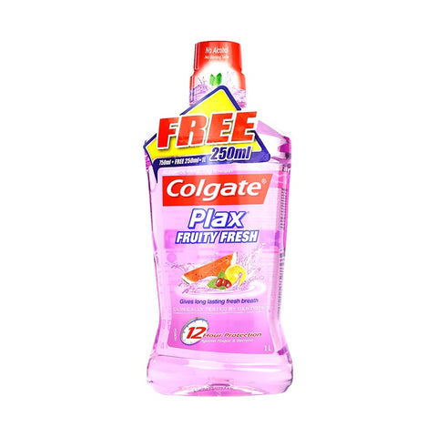 Colgate Plax Fruity Fresh Mouthwash 1Ltr