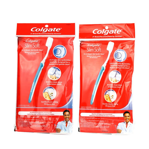 Colgate Slim Soft Toothbrush 2+1