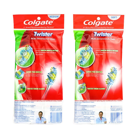 Colgate Twister Toothbrush 2+1