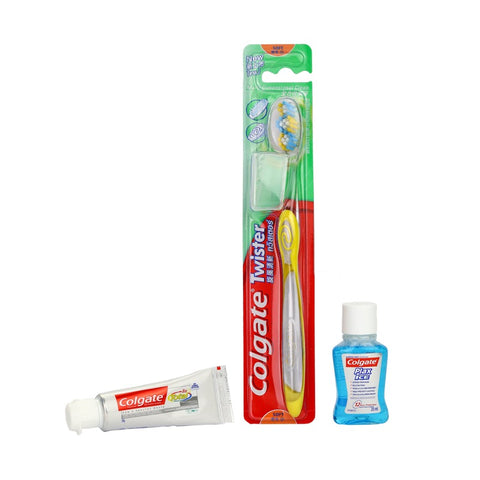 Colgate Twister Toothbrush Travel Kit (Medium) 1pcs