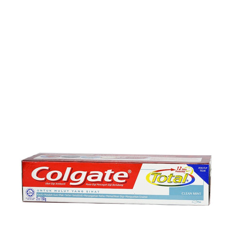 Colgate Total Clean Mint Anticavity Toothpaste 2x150g