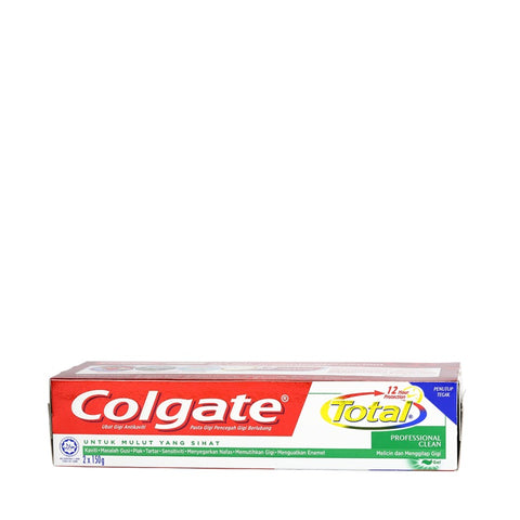 Colgate Total Professional Clean Anticavity Toothpaste 2x150g