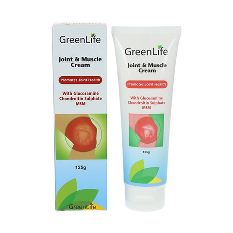 GreenLife Joint&Muscle Cream with Glucosamine, Chondroitin Sulphate and MSM 125g