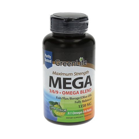 GreenLife Mega 3.6.9 Omega Blend 90pcs