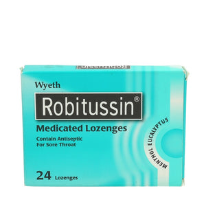 Robitussin Lozenges Menthol Eucalyptus 24pcs