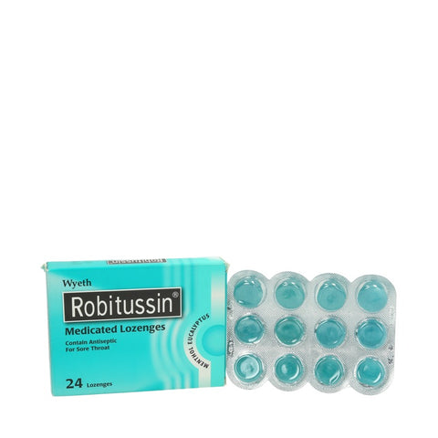 Robitussin Lozenges Menthol Eucalyptus 24pcs