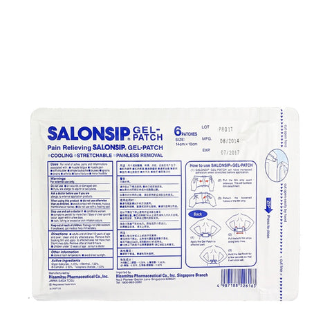 Salonsip Gel Patch 6sheets