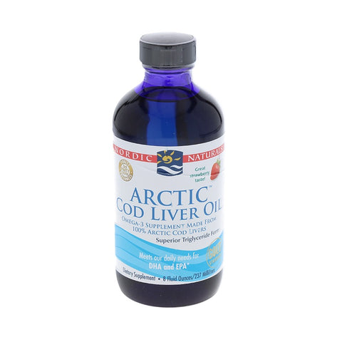 Nordic Naturals Arctic Cod Liver Oil Strawberry 237mL