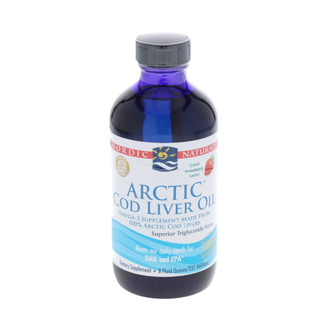 Nordic Naturals Arctic Cod Liver Oil Strawberry 237mL