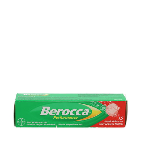 Berocca Performance Effervescent Tropical 15tabs