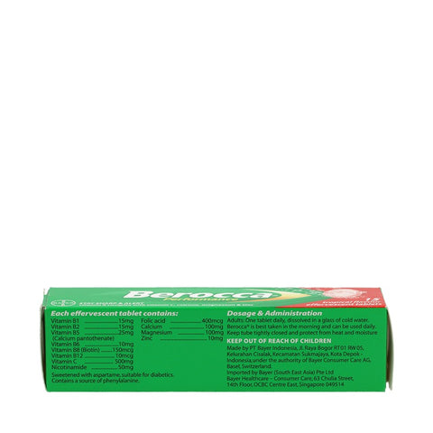 Berocca Performance Effervescent Tropical 15tabs