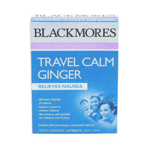 Blackmores Travel Calm Ginger 45tabs