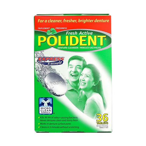 Polident Express 3Min Cleansing 36tabs