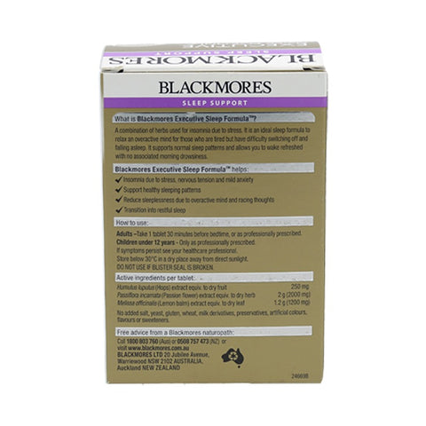 Blackmores Executive Sleep Formula 28tabs