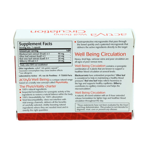 Activa Well Being Circulation 30caps