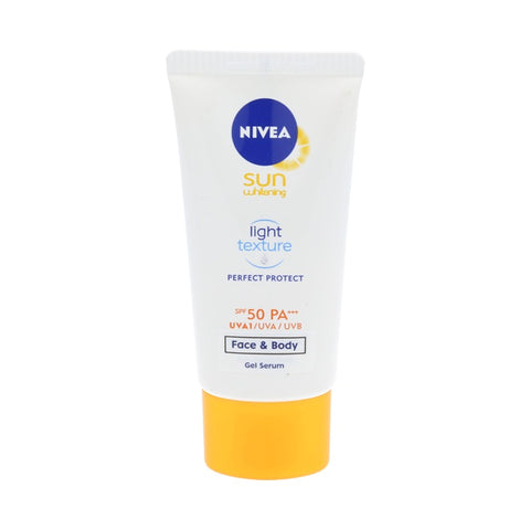 Nivea Sun Whitening Light Texture Gel Serum Spf50 PA+++ 40ml