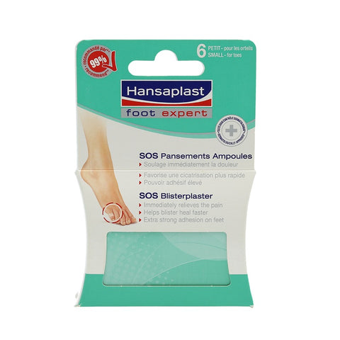 Hansaplast SOS Blister Plaster Small (Toe) 6pcs