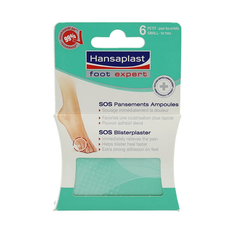 Hansaplast SOS Blister Plaster Small (Toe) 6pcs