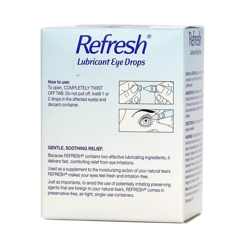 Refresh Lubricant Eye Drops 30x0.4ml