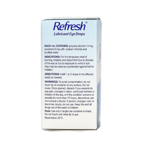 Refresh Lubricant Eye Drops 30x0.4ml