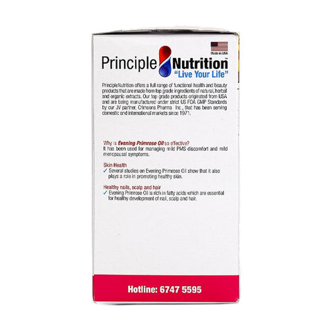 PrincipleNutrition Evening Primrose Oil 1300mg 90pcs