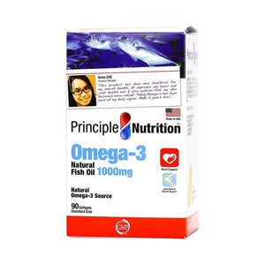 PrincipleNutrition Omega-3 Natural Fish Oil 1000mg 90pcs