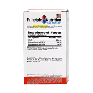 PrincipleNutrition Omega-3 Natural Fish Oil 1000mg 90pcs