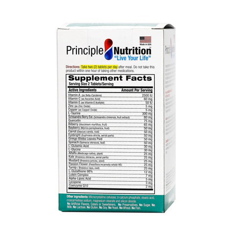 PrincipleNutrition VistaClear Vision Formula 120tabs