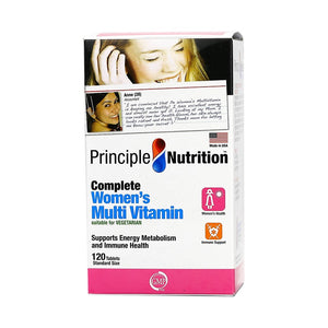 PrincipleNutrition Complete Women's Multi Vitamin 120tabs