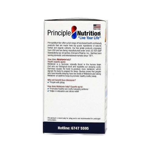 PrincipleNutrition Sleep Aid Melatonin 3mg 60+10tabs