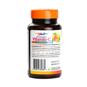 Holistic Way Vitamin C 500mg With Citrus Bioflavonoids & Rosehips 100caps