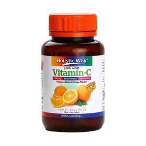 Holistic Way Chewable Vitamin C Low Acid 500mg 50tabs