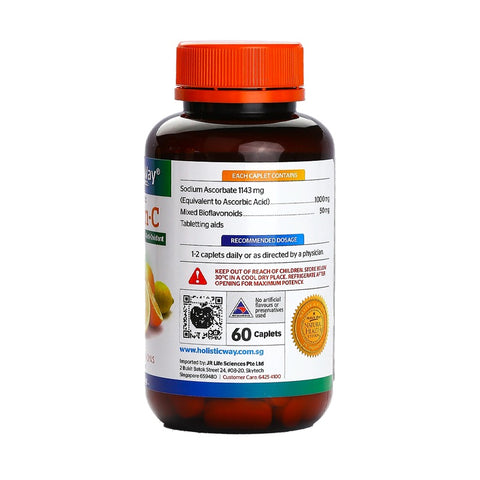 Holistic Way Vitamin C Non-Acidic 1000mg 60caps