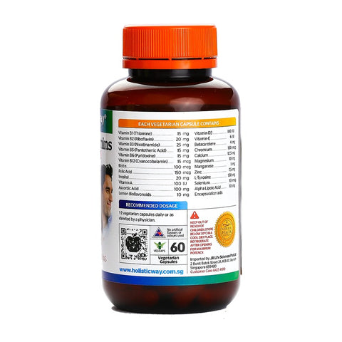 Holistic Way Multi Vitamins And Minerals 60caps