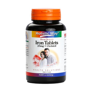 Holistic Way Chelated Iron 25mg 100tabs