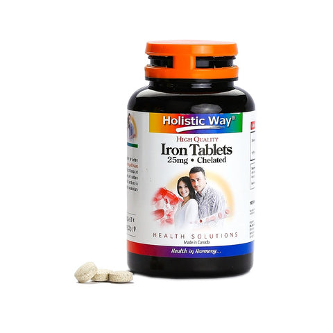 Holistic Way Chelated Iron 25mg 100tabs