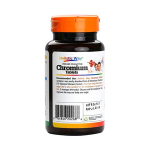 Holistic Way Chelated Chromium 500mg 100tabs