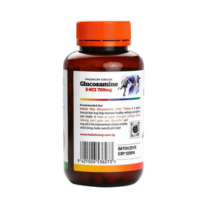 Holistic Way Glucosamine 2-KCl 750mg 125caps