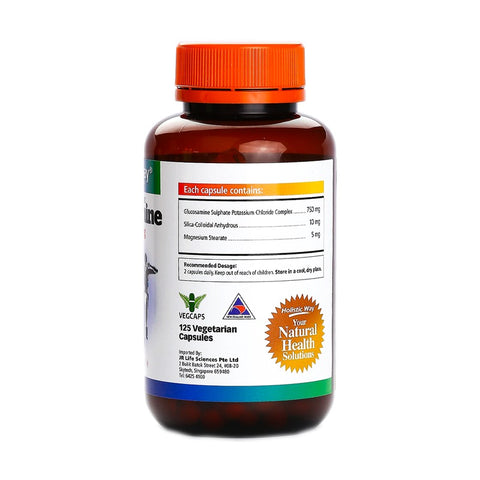 Holistic Way Glucosamine 2-KCl 750mg 125caps