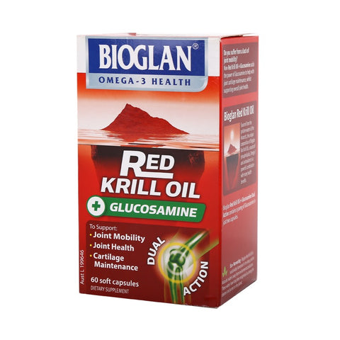 Bioglan Red Krill Oil Glucosamine 60caps