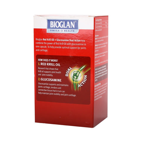 Bioglan Red Krill Oil Glucosamine 60caps