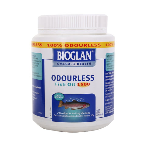 Bioglan Fish Oil Odourless 1500mg 400pcs