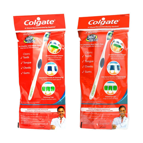 Colgate 360° Surround Toothbrush 2+1