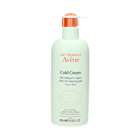 Avene Cold Cream Gel Nettoyant Surgras (Ultra Rich Cleansing Gel) 400ml