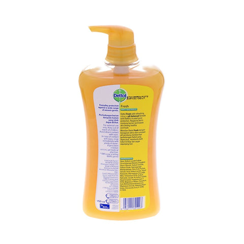 Dettol Fresh Antibacterial pH-Balanced Body Wash 950ml