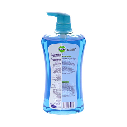 Dettol Cool Antibacterial pH-Balanced Body Wash 950ml