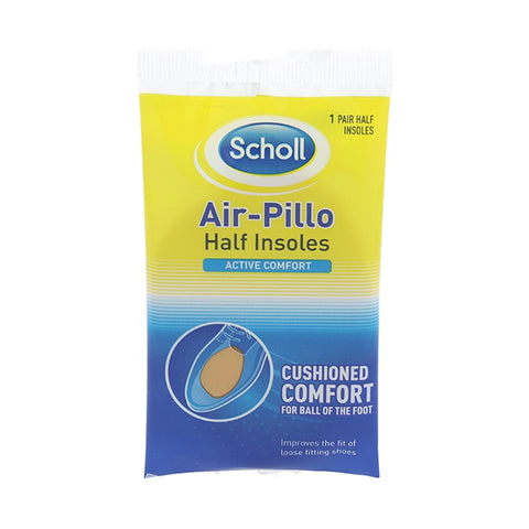 Scholl Air-Pillo Half Insoles 1pairs